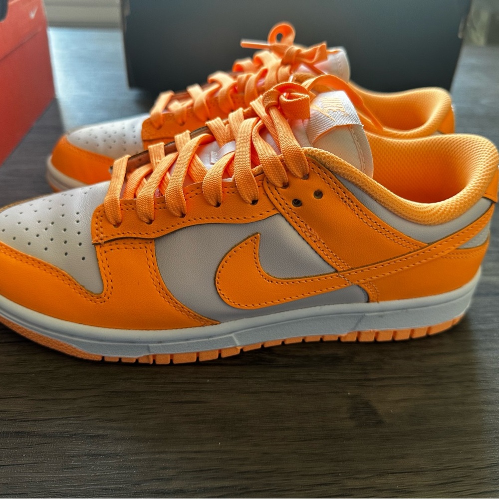 Orange and White Sneakers